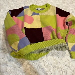 Colorful Patchwork Sweater